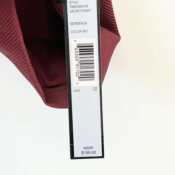 NWT TAHARI ASL Women's Stand Collar Button Blanzer Size 12 - Picture 7 of 11